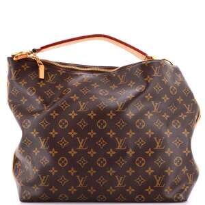 Louis Vuitton Sully Handbag Canvas Mm #241035L19B